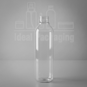 Flacon pet arrondi 200 ml - pp24 -  transparent