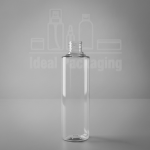 Flacon pet cylindrique 100 ml- pp24 -  transparent