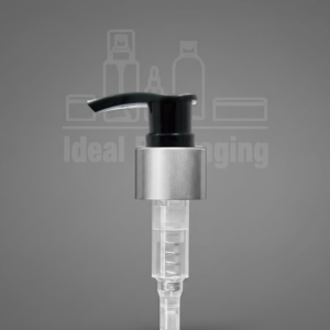 Pompe à savon  - pp 24 - argent tête noir