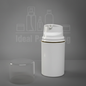 Airless large 50 ml avec bague doré