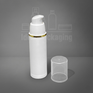 Airless long 30 ml avec bague doré