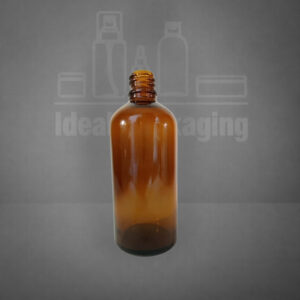 Dropper  en verre marron 100 ml - pp18