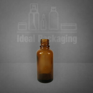Dropper  en verre marron 30 ml - pp18