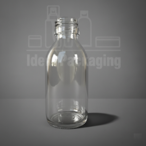 Flacon 125 ml en verre transparent -pp28