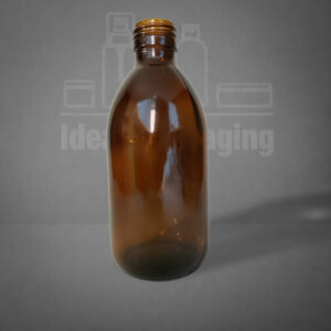 Flacon 250 ml en verre marron -pp28