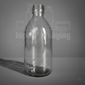 Flacon 250 ml en verre transparent -pp28