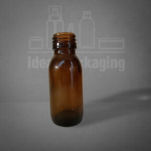 Flacon 60 ml en verre marron -pp28