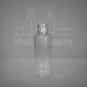 Flacon pet arrondi  100 ml - pp24 -  transparent