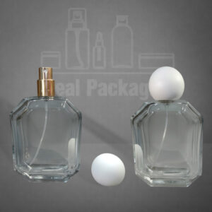 Parfum 100 ml avec bouchon bombe blanc
