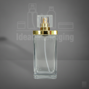 Parfum 70 ml  avec socle doré