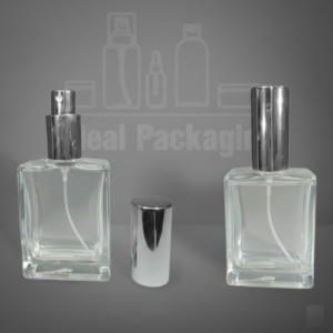 Parfum carre avec filtage 50 ml argent