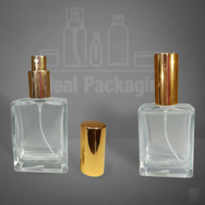 Parfum carre avec filtage 50 ml doré