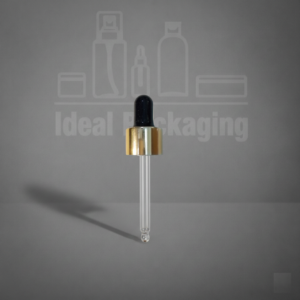 Pipette 30 ml - pp18 - doré tête noir