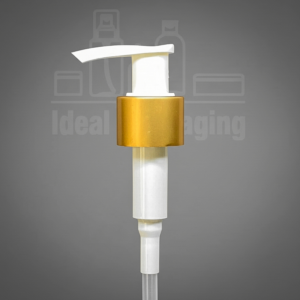 Pompe à savon  - pp 24 - doré tête blanc