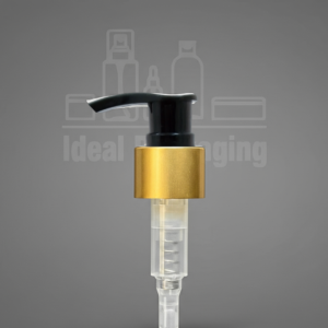 Pompe à savon  - pp 24 - doré tête noir