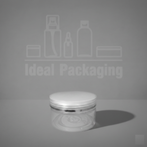 Pot pet 100 gr avec couvercle bagué en argent