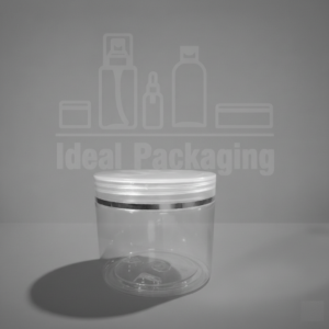 Pot pet 150 gr avec couvercle bagué en argent