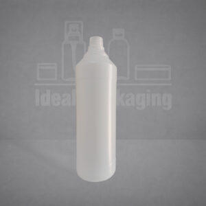 Flacon 1 Litre PEHD conique PP28 IP transparent